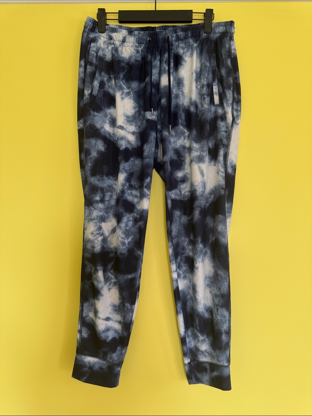 Old Navy Navy & White Tie-Dye Joggers